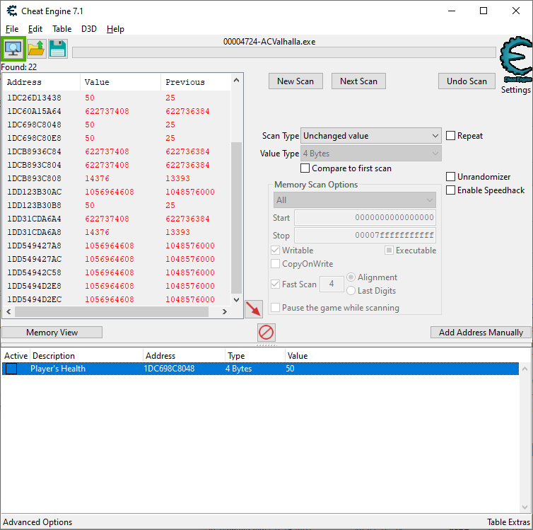 Cheat Engine :: View topic - Pointer Scanner with Dereferenced Base Address